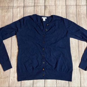 Old Navy Dark Blue Cardigan Sweater Long Sleeve